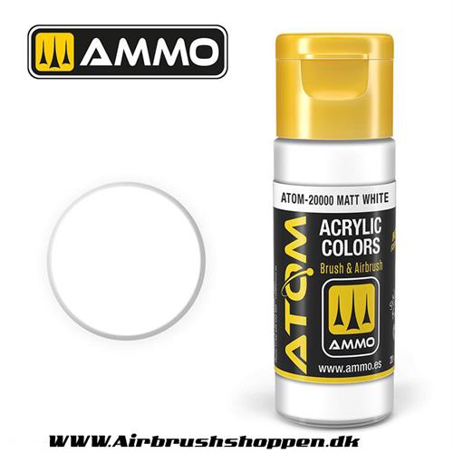  ATOM-20000 Matt white  -  20ml  Atom color